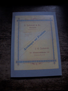 Verkaufskatalog Gussofen Produktion J.G. Schmidt Geestemünde